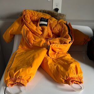 Orange Kids Winter Snowsuit